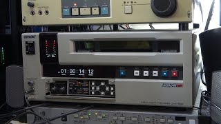 Favourite Betacam recorder UVW-1800P gets retired