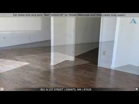 801 N 1st Street, Grants, NM home video tour