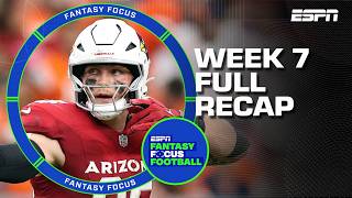 Details The Biggest Fantasy Football Booms and Busts from Week 7 | Fantasy Focus News
