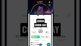 The results of Zorua Community Day in Pokemon GO #pokemon #pokemongo #pogo #pokemoncommunity