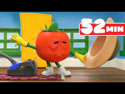 🍅 Pomidor Do'ppi | Kundalik yumushlar | To'plam | Bolalar uchun multfilm