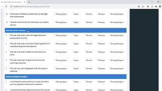 Course Evaluation