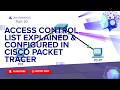 ACL Standard & Extended Explained & Configured in Cisco Packet Tracer | Zero To Network #10