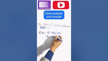 ✔️Cómo evaluar una función #calculo
