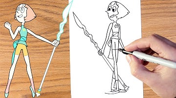 How to Draw Pearl | Steven Universe drawing lessons