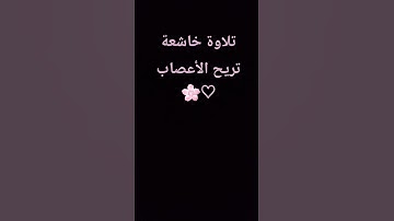 تلاوة خاشعة تريح القلب #القران_الكريم #اكسبلور #تلاوة_خاشعة #elmulquranعلم