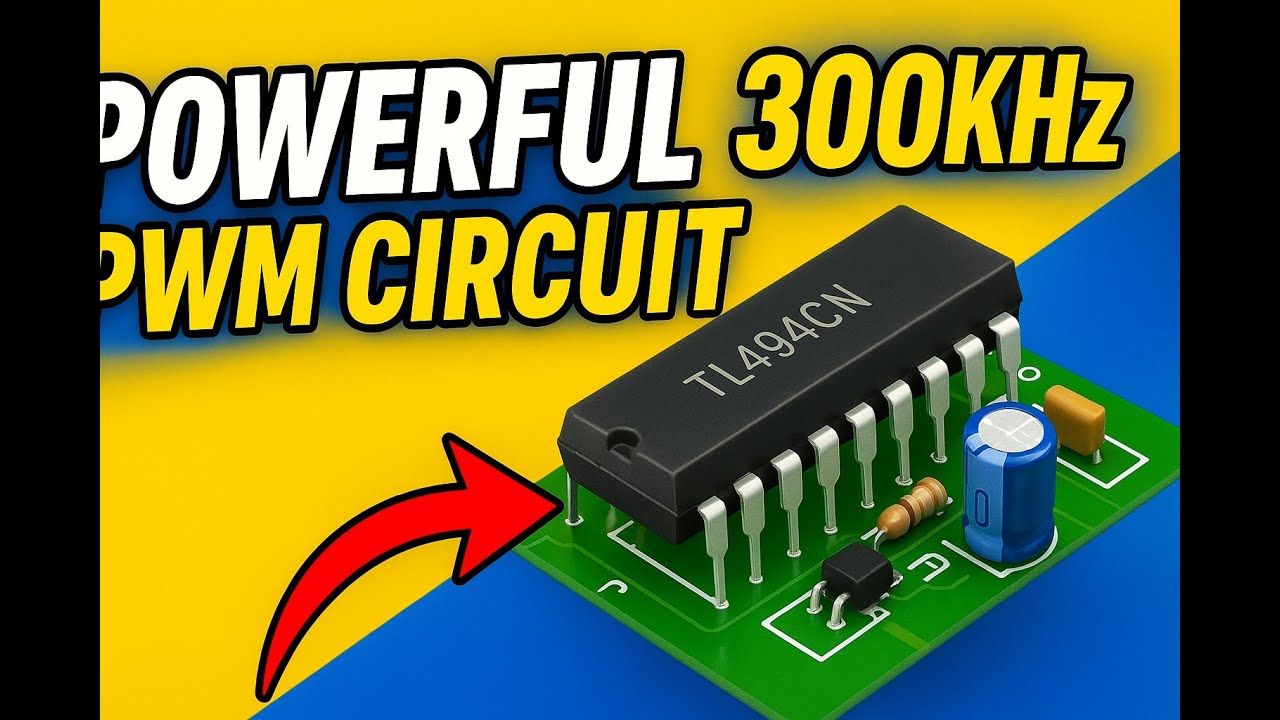 DIY TL494 oscillator Powerful300KHz PWM circut