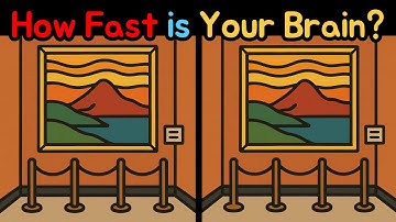 Spot The Difference: How Fast is Your Brain? Test Your Visual IQ! [Find The Difference😮]