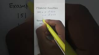 MODULUS FUNCTION.#maths #shorts #education #functions #cbse #modulus #mathstricks