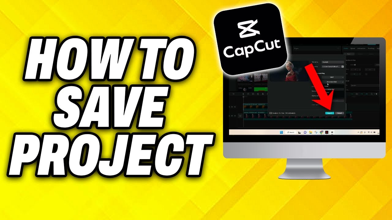 How To Save Project in CapCut PC 2025 - YouTube