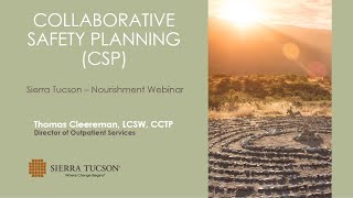 Nourishment Webinar  Collaborative Safety Planning