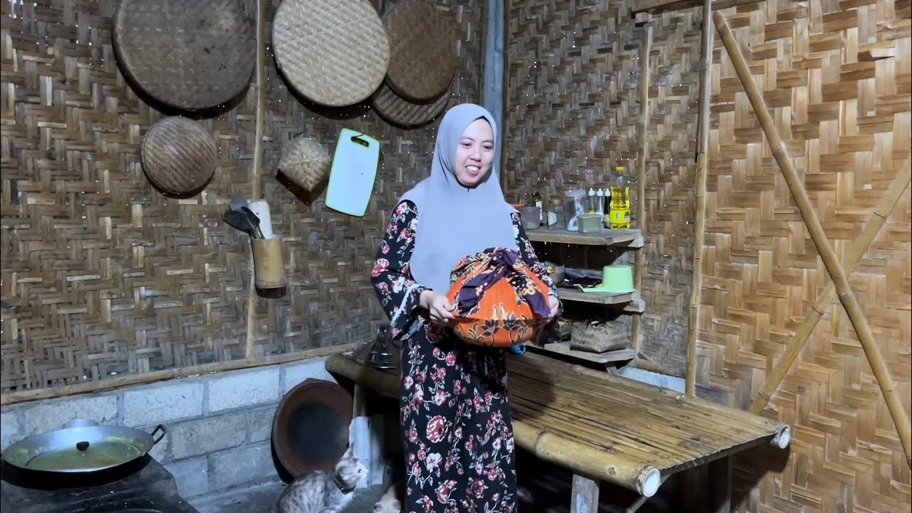 Masak untuk selamatan megengan sebelum puasa, keluarga ndeso 