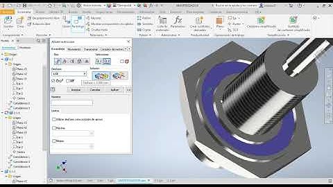 Animación Resorte Amortiguador Inventor