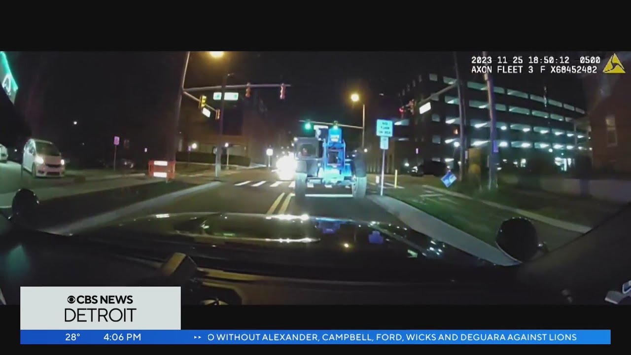 12-year-old Ann Arbor boy leads police on chase in stolen forklift ...