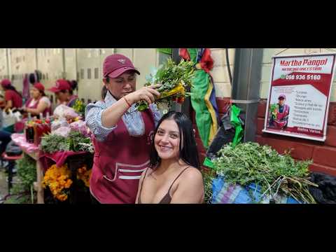 ASMR, LIMPIA ENERGETICA EN EL MERCADO CON MARTHA PANGOL
