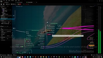 Messing around w/ Unreal Engine 5 MetaSounds while I build my ship BP