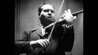 : David Oistrakh  - Vieuxtemps Violin Concerto #4 in D minor Vladimir Schreibman, Piano Oct 20 1951