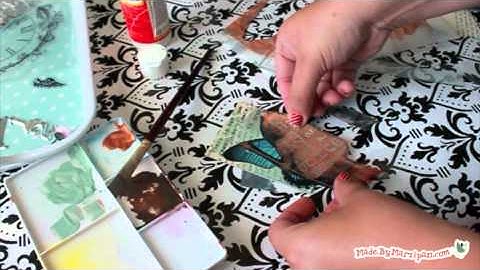 How to make an ATC (Artist Trading Card)