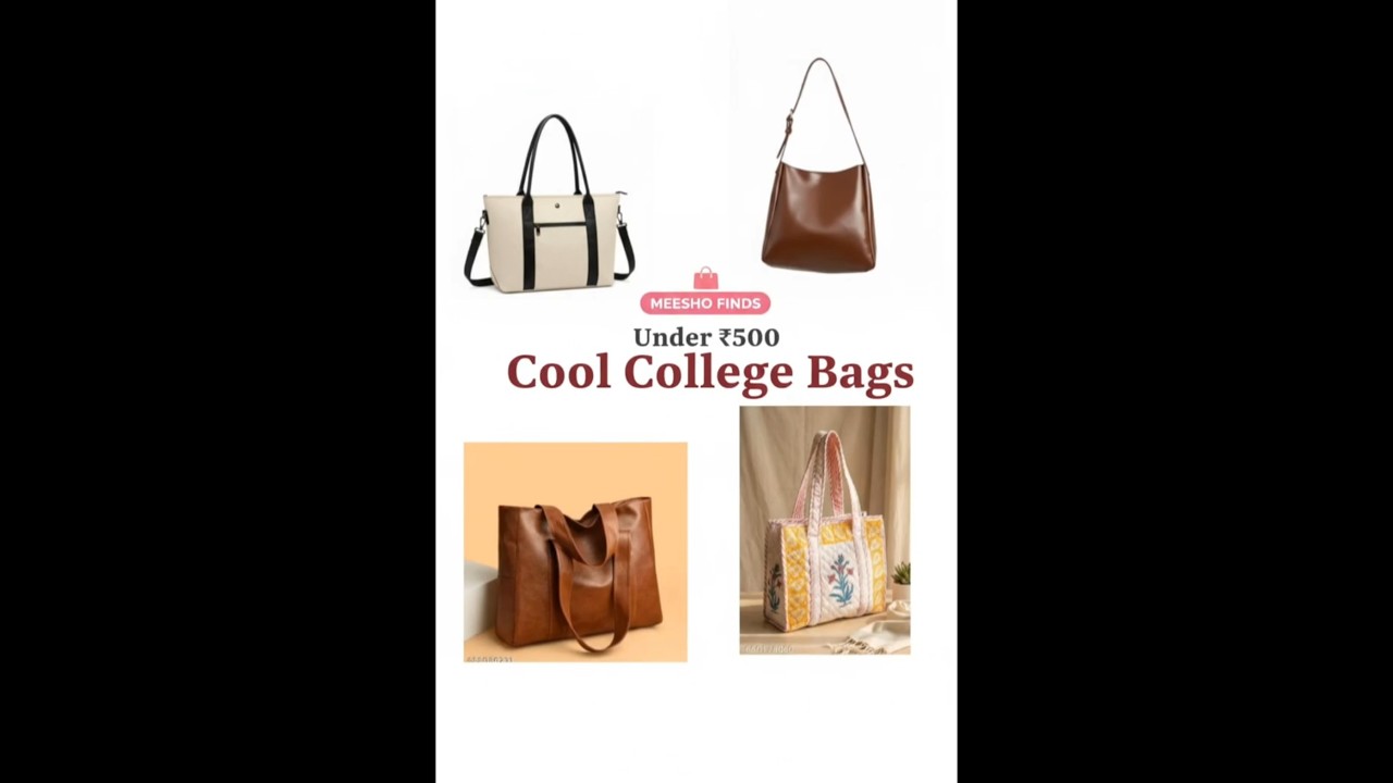 Cool College bag under...500 🎉🤗. 