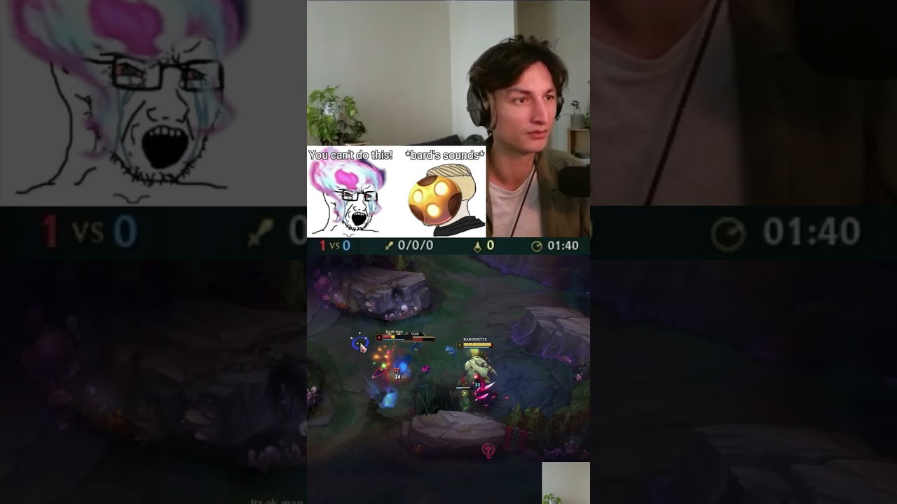 How to win game on lvl 1 with bard top *BARDINETTE*