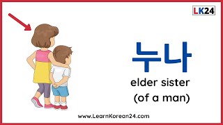Learn Family Members In Korean | Korean Vocabulary