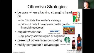 Offensive and defensive strategies