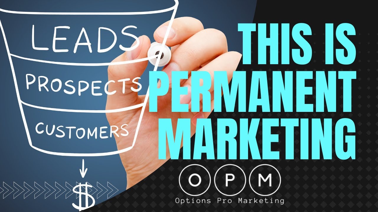This is Permanent Marketing with Options Pro Marketing and Fire Your Landlord-Permanent Advertising