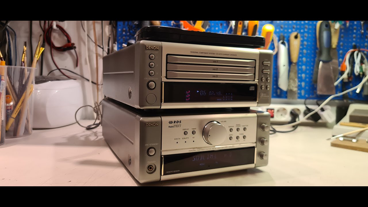 DENON UDRA M-10 stereo set -test- - YouTube