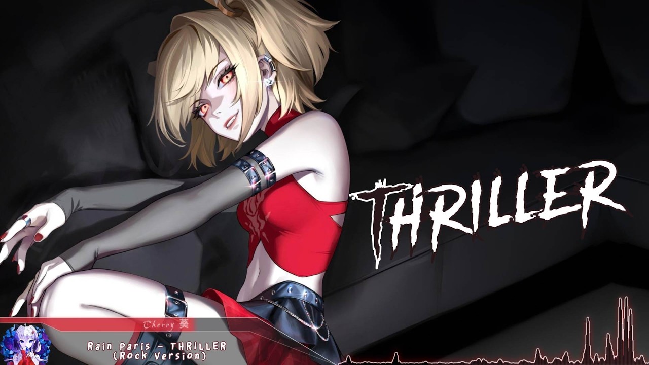 Nightcore - THRILLER (Rock Version) - (Lyrics)