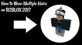 How To Put Two Hairs In Roblox On Phone 2017 Youtube