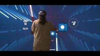 Beat Saber Mixed Reality Recording Quest 2