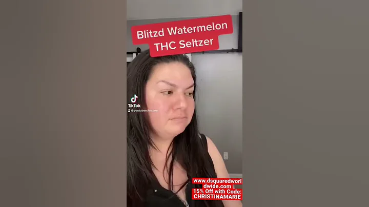 Blitzd Watermelon THC Seltzer Drink