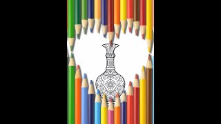 Patterned Vase Coloring Pages