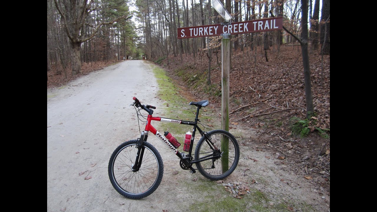 Mountain Biking - Umstead State Park Graylyn Trail Section - Raleigh, NC - Dec 21, 2012