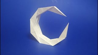 How to make a 3D model of the Moon. Origami Moon. Ramadan Moon. by Origami Paper Crafts 382 views 1 year ago 9 minutes, 43 seconds