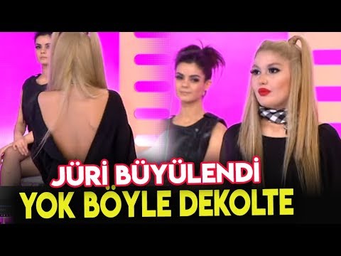 Bahar Candan Sırt Dekoltesi İle Jüriyi Büyüledi!