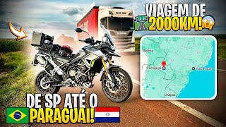 PRIMEIRA VIAGEM COM A TIGER 900 DE SÃO PAULO ATÉ FOZ DO IGUAÇU FRONTEIRA COM PARAGUAI 🇵🇾