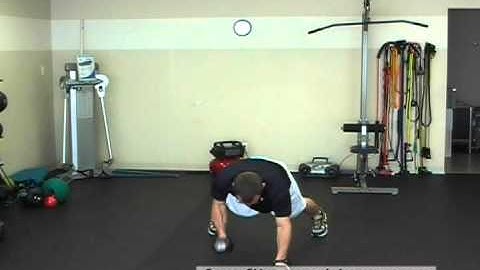 FreeFitnessVideos.com:  Dumbbell Push Up With Row
