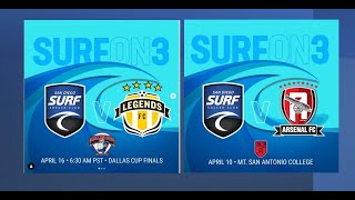 Maysen Veronda - SD Surf U17 ECNL vs Legends FC & Arsenal FC (April 9-10, 2022)
