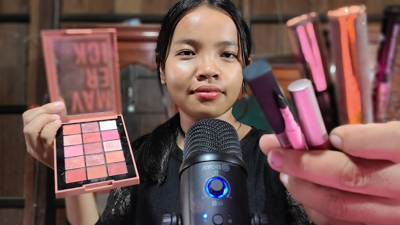 ASMR Doing Your Makeup Roleplay (Fast and Aggressive) - YouTube