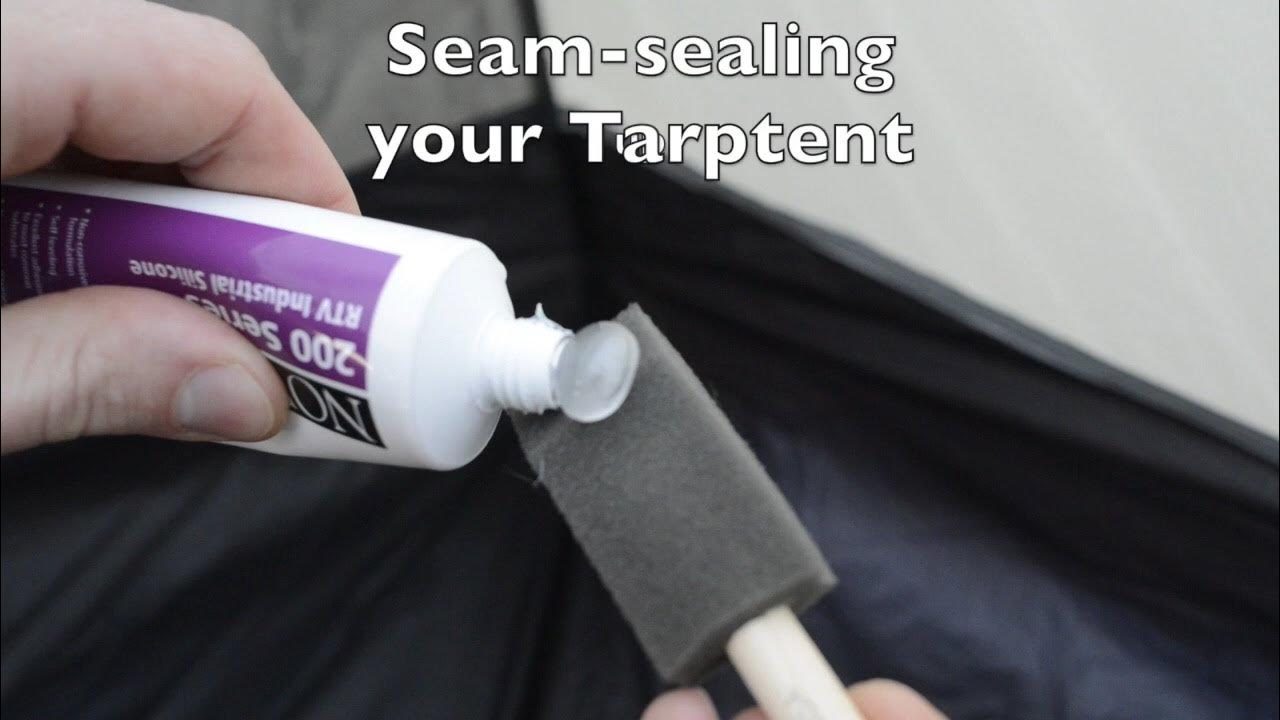 How to Seam Seal a Tarptent YouTube