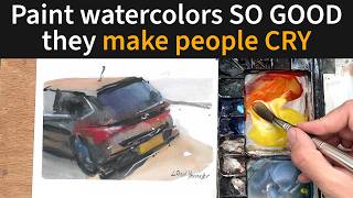 Paint watercolors that are SO GOOD they make people CRY