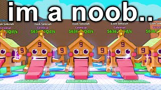 Starting Over With Leaderboard Brainrots In Escape Tsunami For Brainrot