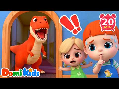Watch Out! Dino Is Coming 🦕 Big Dino Stomp | Dinosaur Songs | Kids Songs | Domi Kids Animal Party