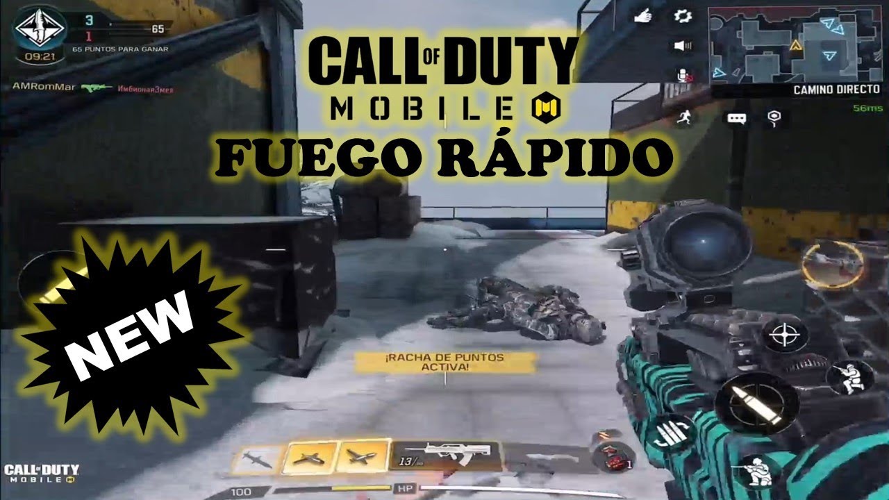 PROBANDO el MODO de FUEGO RÁPIDO en CALL OF DUTY: MOBILE 🔫 - YouTube