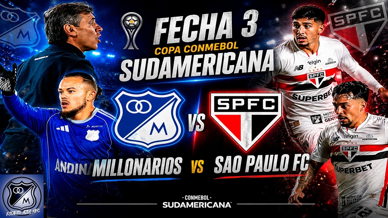 EN VIVO: MILLONARIOS VS SAO PAULO FC, FECHA 3, COPA CONMEBOL ...