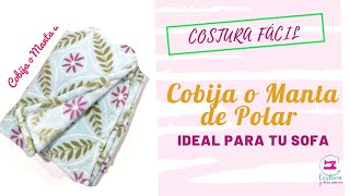 Cose una MANTA DE POLAR PARA TU SOFA - Hermosa y Facil screenshot 1