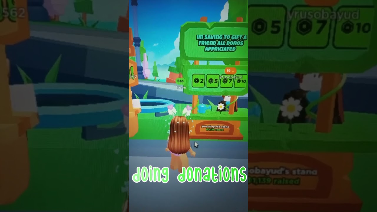 donating to people in pls donate! 