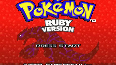 Pokémon Ruby (GBA) - Longplay