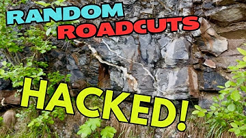 Random Roadcuts Hijacked By A Friend At A Swiss Outcrop